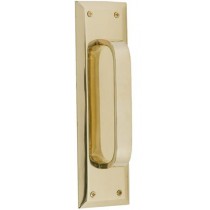 Brass Accents Quaker Pull with Plate A07-P5401