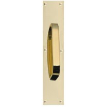 Brass Accents 3 x 12" Pull w/Plate A07-P6321