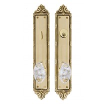 Brass Accents Ribbon & Reed Handleset D05-K723