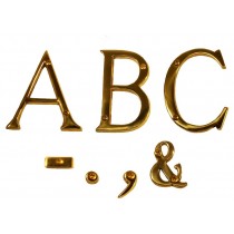 Brass Accents Traditional 4" Letters A-Z