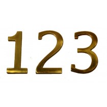 Brass Accents Traditional 4" Raised Numeral