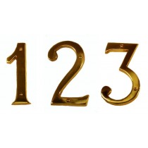 Brass Accents Traditional 6" Raised Numeral