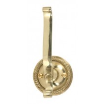 Brass Accents Rope Coat & Hat Hook J06-J0180