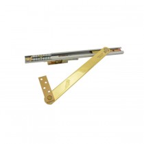 Glynn-Johnson 102H-3 Heavy Duty Size 2 Hold Open Surface Concealed Overhead Door Holder - Bright Brass