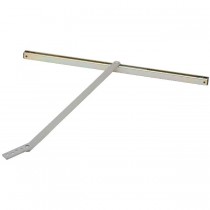 Glynn-Johnson 411F-SP28 Medium Duty Size 1 Friction Hold Open Concealed Overhead Door Holder - Aluminum
