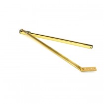 Glynn-Johnson 455H-3 Medium Duty Size 5 Hold Open Surface Overhead Door Holder - Bright Brass
