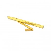Glynn-Johnson 902H-3 Size 2 Heavy Duty Hold Open Surface Overhead Door Holder - Bright Brass