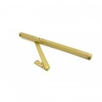 Glynn-Johnson 902H-SP4 Size 2 Heavy Duty Hold Open Surface Overhead Door Holder - Powder Coat Brass