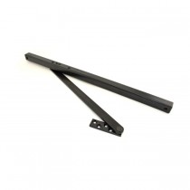 Glynn-Johnson 904H-SPBLK Size 4 Heavy Duty Hold Open Surface Overhead Door Holder - Black