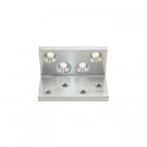 Glynn-Johnson AJK-9026D Angle Jamb Bracket for 80 / 90 Series - Satin Chrome