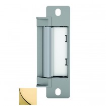 HES 4500605LBSM Electric Strike with Latchbolt Strike Monitor - Bright Brass