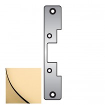 HES 503605 503 Faceplate for 5000 Strike - Bright Brass