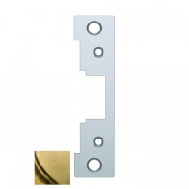 HES 791606 Faceplate for 7000 Strike - Satin Brass