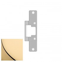 HES 803605 Faceplate for 8000 Strike - Bright Brass