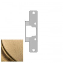 HES 803606 Faceplate for 8000 Strike - Satin Brass