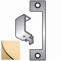 HES HT605 HT Faceplate for 1006 Strike - Bright Brass