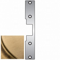 HES J2606 J2 Faceplate for 1006 Strike - Satin Brass