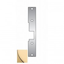 HES KM2605 KM2 Faceplate for 1006 Strike - Bright Brass