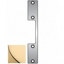 HES N2605 N2 Faceplate for 1006 Strike - Bright Brass
