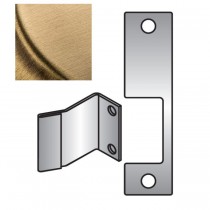 HES R606 R Faceplate for 1006 Strike - Satin Brass
