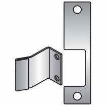 HES R630 R Faceplate for 1006 Strike - Satin Stainless Steel