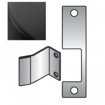 HES RBLK R Faceplate for 1006 Strike - Black