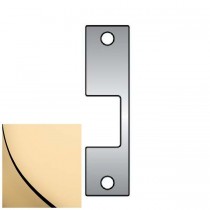 HES Z605 Z Faceplate for 1006 Strike - Bright Brass