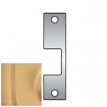 HES Z612 Z Faceplate for 1006 Strike - Satin Bronze