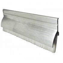 Pemko 345ANB 36" Aluminum Retainer with Rain Drip and Nylon Brush Mill Aluminum