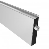 Pemko 412CRL 32" Surface Mounted Automatic Door Bottom with Sponge Neoprene Clear Aluminum