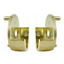 Open Round Flanges For 1 5/16" Aluminum Rod (Pair)