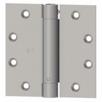 Hager 115041232 4-1/2" x 4-1/2" Full Mortise Single Acting Spring Hinge, # 028073 - Bright Stainless Steel