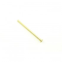 Hager 170043 Pin for 4" Residential Plain Bearing Hinge, # 034039 - Bright Brass