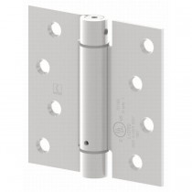 Hager 175045 4" x 4" Steel Square Corner Full Mortise Residential Spring Hinge, # 118632 - Antique Brass