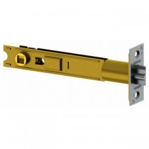 Hager 39383 5" Square Corner Dead Latch with 1" Face - Bright Brass