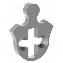 Hager 39732D Standard Cloverleaf Cam for Mortise Cylinders - Zinc