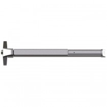 Hager 4601RIM484 4' Exit Only Narrow Stile Rim Exit Device # 158402 - Satin Brass