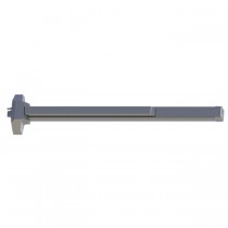 Hager 4701FRIM363 3' Fire Rated Exit Only Standard Duty Rim Exit Device # 115737 - Bright Brass