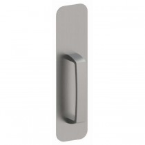 Hager 47PDUS3 Pull Plate Dummy Outside Exit Device Trim # 109021 - Bright Brass