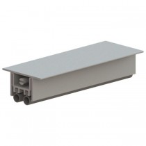 Hager 742SMIL48 48" Automatic Door Bottom for Hollow Metal Door Mill Finish - Aluminum