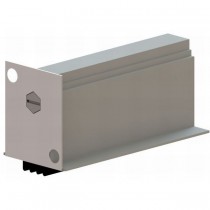 Hager 743SMIL36 36" Automatic Door Bottom for Hollow Metal Door Mill Finish - Aluminum