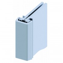 Hager 78011283HDFFULNNNN 83" Concealed Leaf Heavy Duty Fire Rated Roton Hinge with No Holes # 041621 Clear Anodized - Aluminum