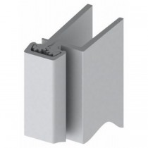 Hager 780113HD27CLLH Left Hand 27" Concealed Leaf Heavy Duty Safety Roton Hinge Clear Anodized - Aluminum