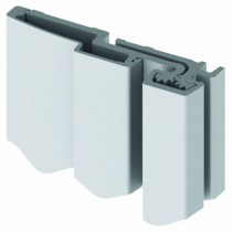 Hager 78021081HDFFULRCLR 81" Full Surface Heavy Duty Fire Rated Roton Hinge # 115615 Clear Anodized - Aluminum