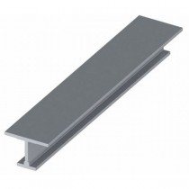Hager 910184 84" I-Beam Sliding Door Track Only # 096509 - Satin Brass