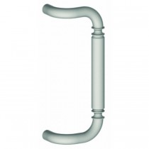 Hager 934B3BTB16 Colonial Style Offset Door Pull with Back to Back Mounting and 16" Center to Center # 083864 - Bright Brass