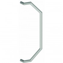 Hager 988B26D Offset Angled Door Pull with Back to Back Mounting and 24" Center to Center # 032030 - Satin Chrome