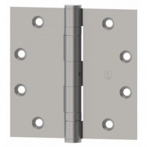 Hager BB127941210DNRP 4-1/2" x 4-1/2" Full Mortise Standard Weight Ball Bearing Hinge Non Removable Pin # 096976 - Satin Bronze