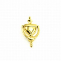 Ives 0231256 Door Knocker - Bright Brass