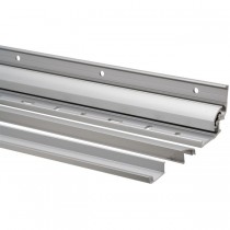 Ives 157XY 119" Heavy Duty Adjustable Full Surface Continuous Hinge - Aluminum
